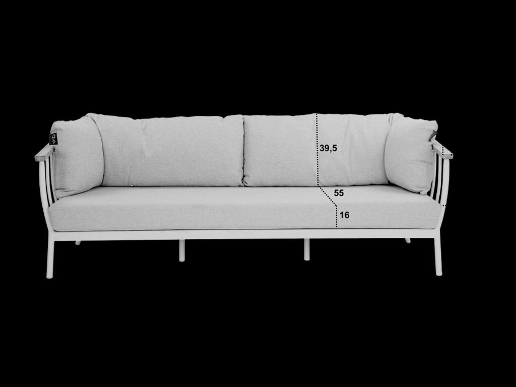 Lounge Bank 3-Sitzer