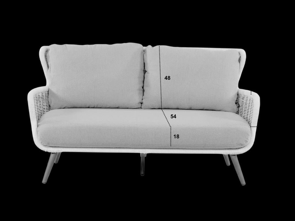 Lounge Bank 2-Sitzer