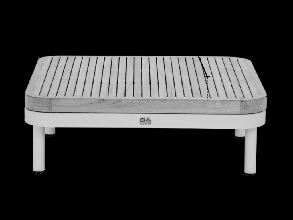 Lounge Tisch 85x85 Teak