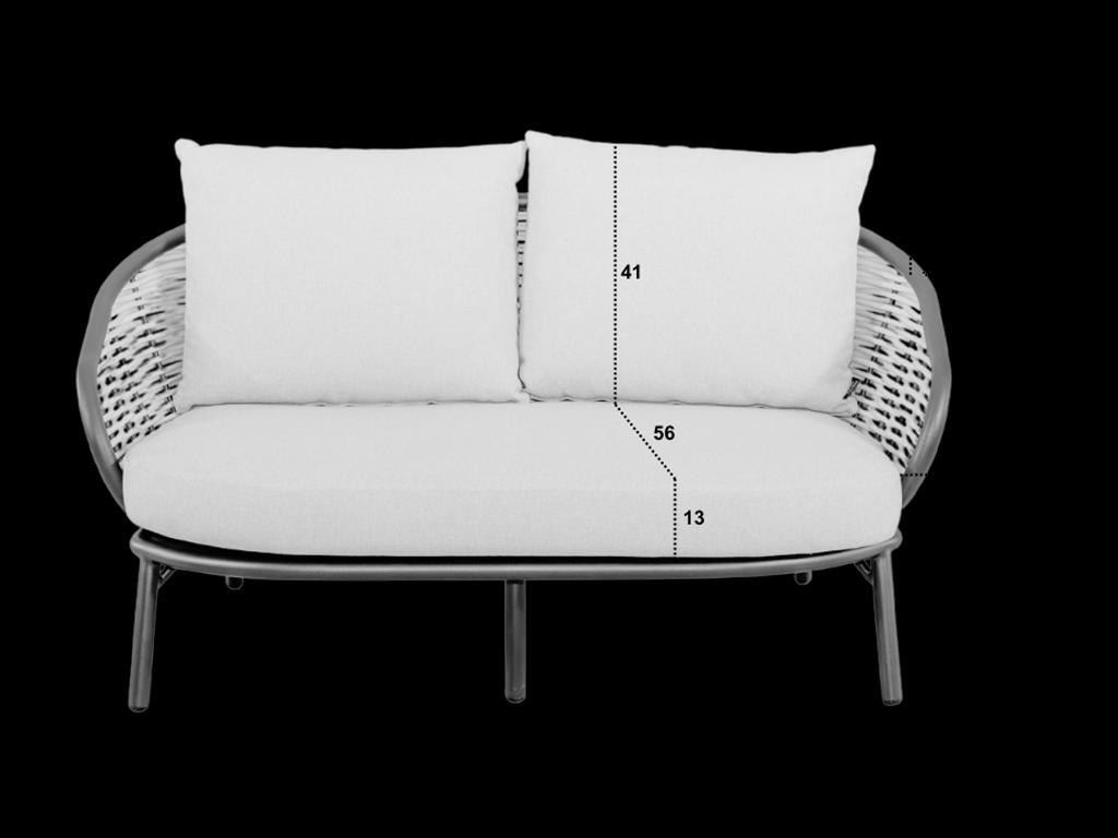 Lounge Sofa 2-seater