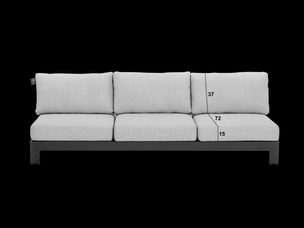 Lounge Bank 3-Sitzer