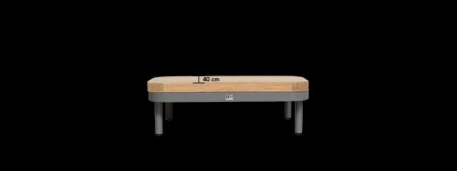 Bijzet tuintafel 40x85 Teak