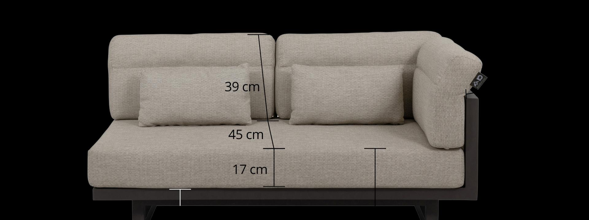 Lounge tuinbank Links