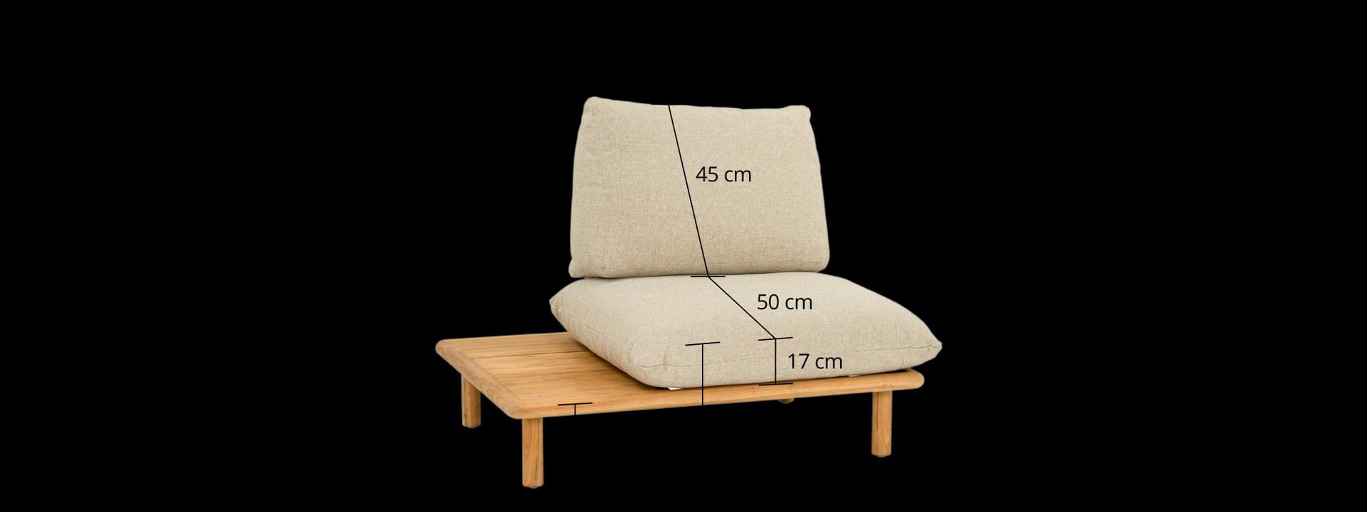 Lounge tuinstoel Links