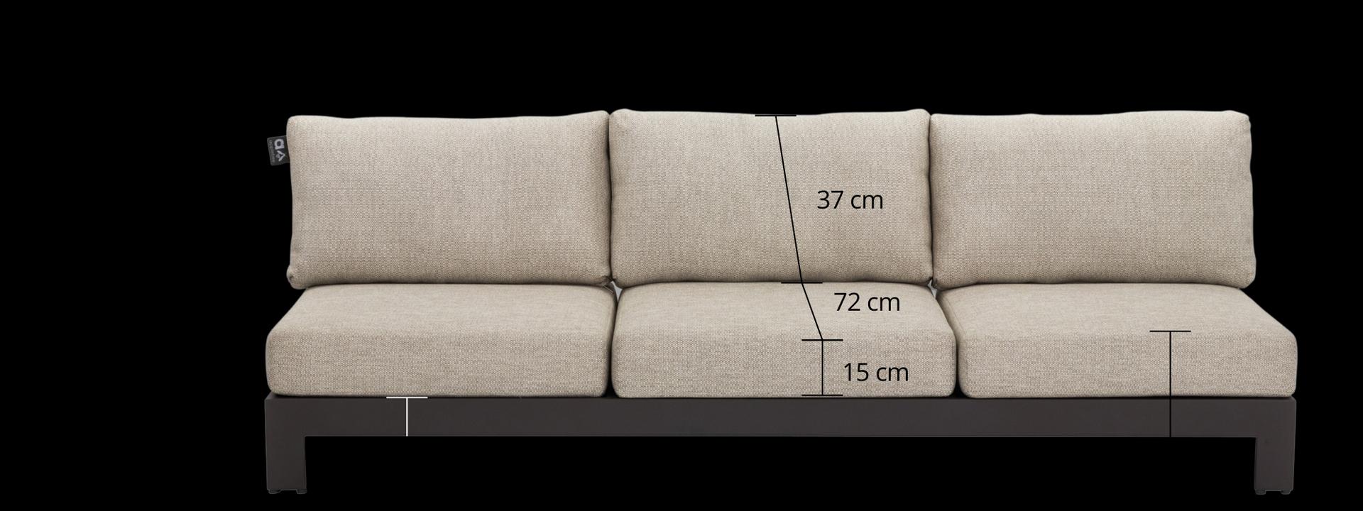 Lounge tuinbank 3-zits